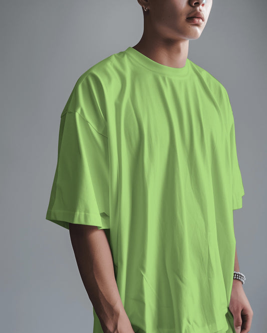 Sage Green Oversized T-Shirts By SkyRein